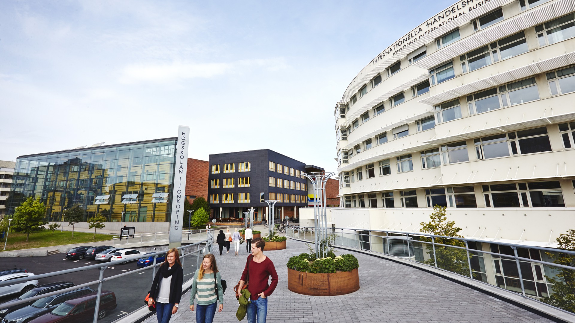 Högskolan i Jönköping exteriör.