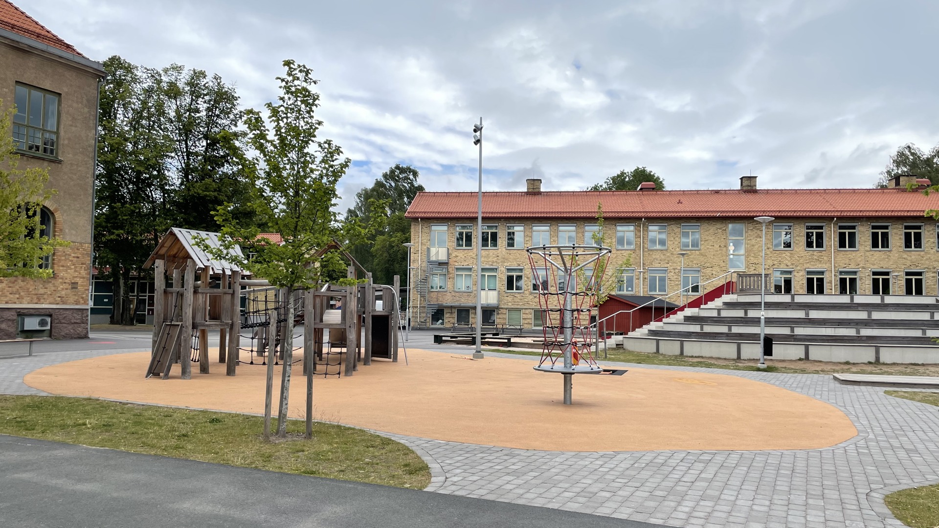 Utomhusmiljö för Guldkroksskolan f-6.
