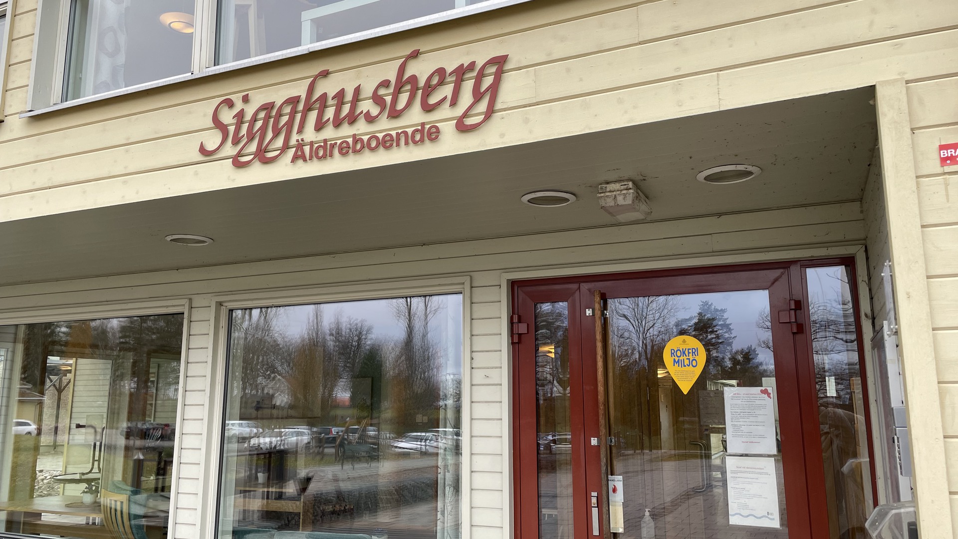 Entrén till SIgghusbergs särskilda boende.