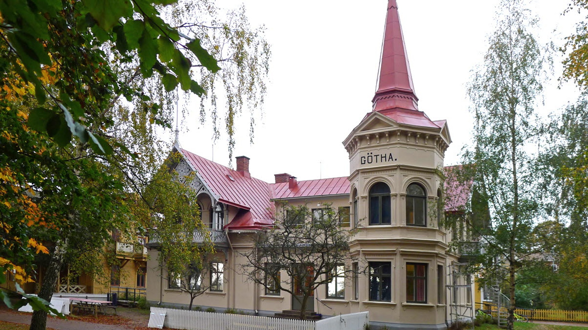 Villa Götha i stadsparken.